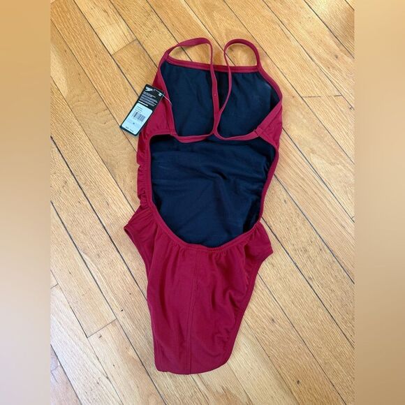 Speedo Women's Swimsuit One Piece Endurance The One Solid Team Colors, NWT - Picture 4 of 6